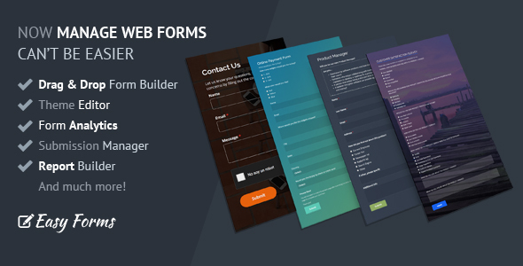 Easy Forms v2.0.5 Nulled - Расширенный конструктор форм и менеджер