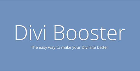 Divi Booster v4.3.6 Free - 