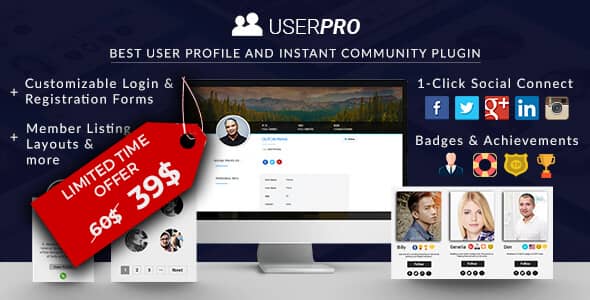 UserPro v5.1.9 Nulled - Плагин WordPress для сообщества и профилей пользователей