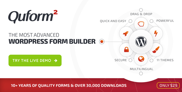 Quform v2.20.0 Nulled - Конструктор форм WordPress