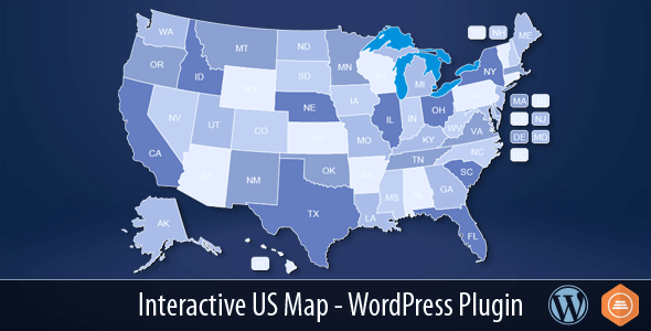 Interactive US Map v2.7 Nulled - Плагин WordPress