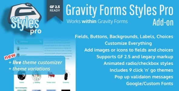 Gravity Forms Styles Pro Add-on v3.1.3 - 