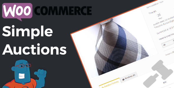 WooCommerce Simple Auctions v3.0.0 Nulled - Аукционы Wordpress