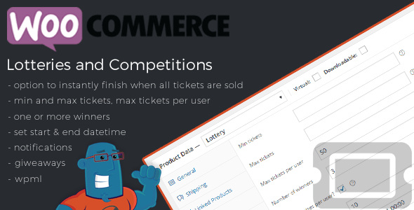 WooCommerce Lottery v2.2.2 Nulled - Призы и лотереи