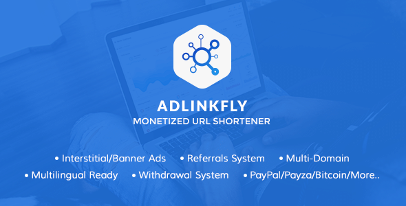 AdLinkFly v6.6.3 Nulled - Монетизированный сокращатель URL-адресов