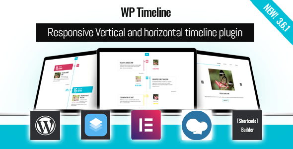 WP Timeline v3.6.5 Nulled - Адаптивный плагин вертикальной и горизонтальной шкалы времени