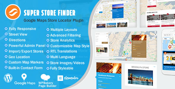 Super Store Finder for Wordpress v6.9.5 Free - 