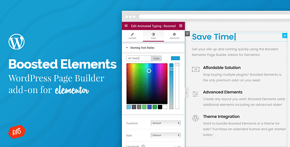 Boosted Elements v6.0 Nulled - Дополнение Builder для Elementor