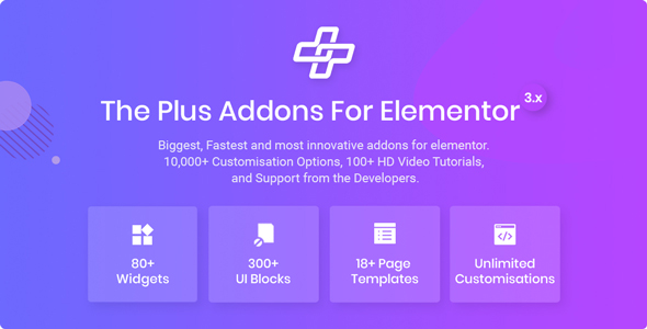 The Plus v5.6.0 Nulled - Аддон для Elementor