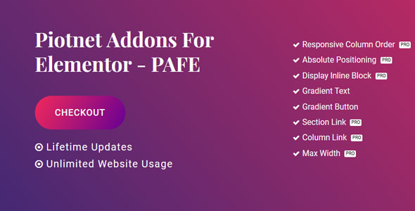 Piotnet Addons Pro For Elementor v7.1.32 Free - 