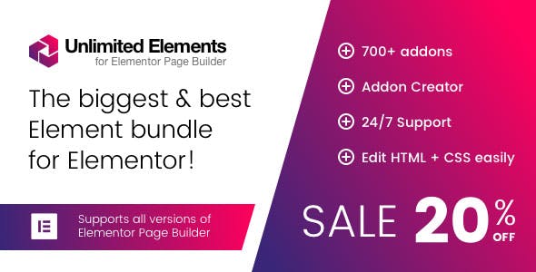 Unlimited Elements for Elementor Page Builder v1.5.110 Free - 