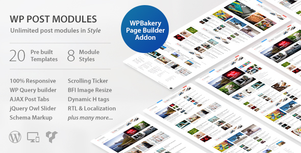 WP Post Modules for NewsPaper and Magazine Layouts v3.4.0 Free - 