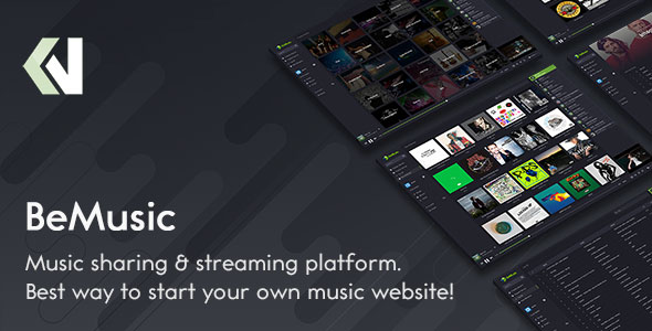 BeMusic v3.1.0 Nulled - Механизм потоковой передачи музыки