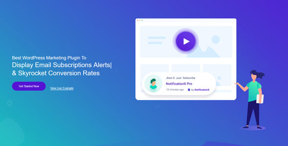 NotificationX v2.9.2 Nulled - Лучший маркетинговый плагин WordPress