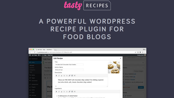 Tasty Recipes v3.12 Nulled - Плагин рецептов для кулинарных блогов