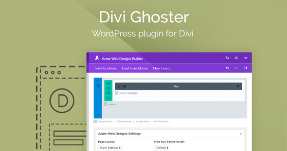 Divi Ghoster v5.0.56 Nulled - Плагин WordPress для Divi