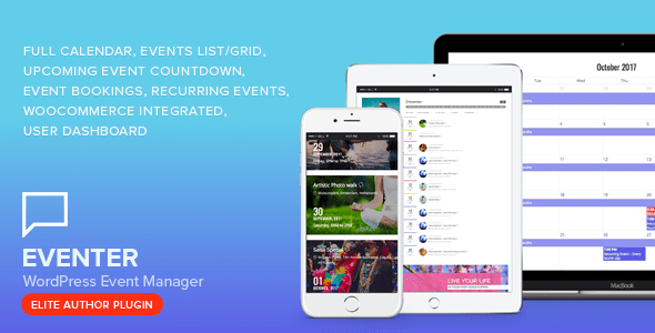 Eventer v3.8.3.1 Nulled - Плагин менеджера событий WordPress
