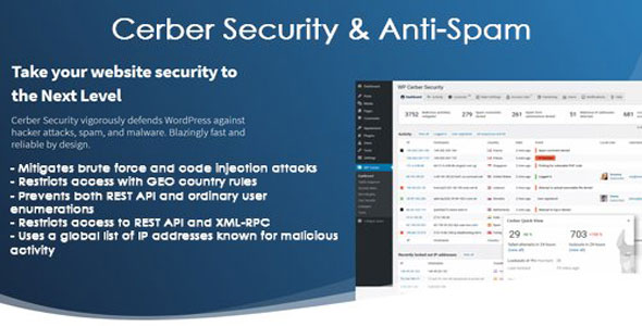 WP Cerber Security Pro v9.6.2 Free - 