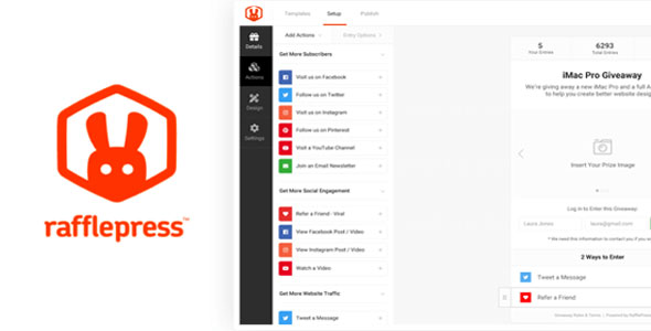 RafflePress Pro v1.12.15 Nulled - Лучший бесплатный плагин WordPress