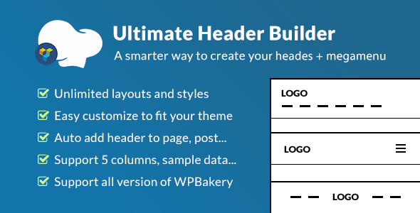 Ultimate Header Builder v1.8.2 Nulled - Аддон WPBakery Page Builder