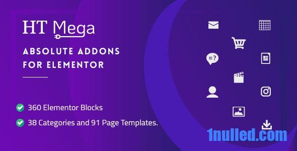 HT Mega Pro v1.8.2 – Absolute Addons for Elementor Page Builder Free - 