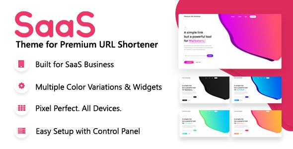 SaaS Theme for Premium URL Shortener v5.6.1 Free - 