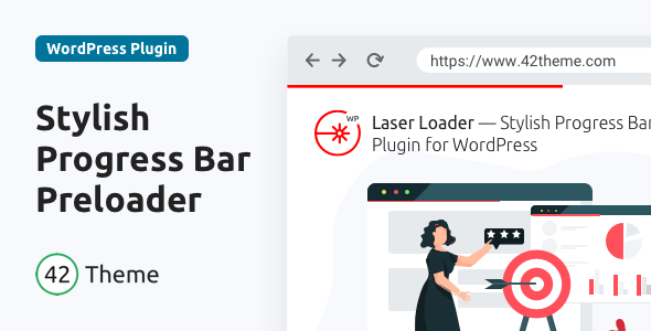 Laser Loader v2.0.1 Nulled - Стильный предзагрузчик прогресс-бара