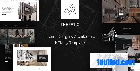 Theratio v1.3.2 Nulled - Архитектура Дизайн интерьера Elementor