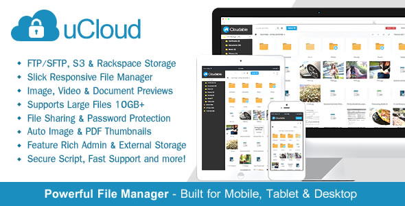 uCloud v2.1.1 Nulled - Скрипт хостинга файлов