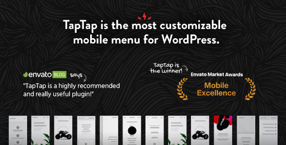 TapTap v5.7 Nulled - Супер настраиваемое мобильное меню WordPress