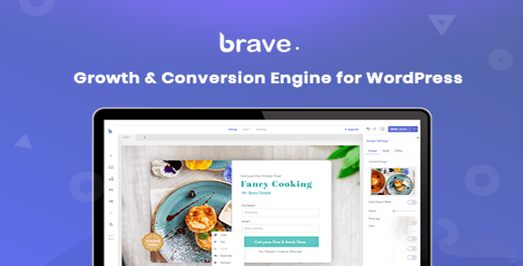 Brave v0.6.9 Nulled - Перетащите всплывающее окно WordPress, Optin, конструктор опросов для привлечения потенциальных клиентов