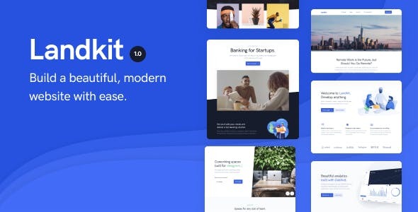 Landkit v1.0.16 Nulled - Многоцелевая бизнес-тема WordPress