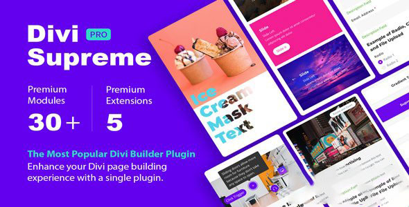 Divi Supreme Pro v4.9.97.4 Free - 