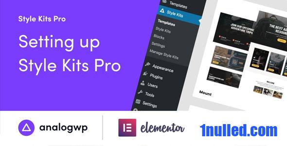 Style Kits Pro v2.0.9 Nulled - Получите несправедливое преимущество дизайна в Elementor