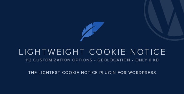 Lightweight Cookie Notice v1.34 Free - 