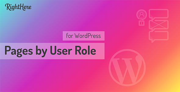 Pages by User Role for WordPress v1.7.2.101119 Free - 