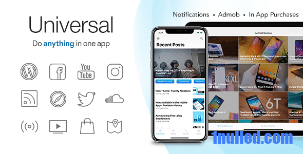 Universal for IOS v4.4.7 Nulled - Полнофункциональное приложение для iOS