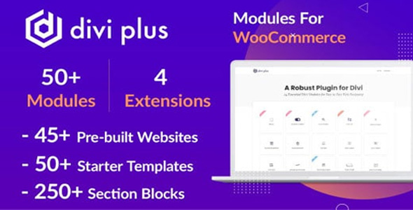 Divi Plus v1.11.0 Nulled - Более 50 мощных модулей для темы Divi