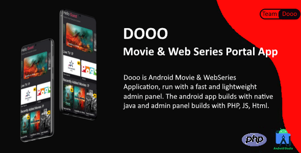 Dooo v2.8.4 Nulled - Приложение портала веб-сериалов фильмов