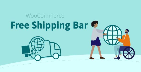 WooCommerce Free Shipping Bar v1.2.3 Nulled - Увеличение средней стоимости заказа