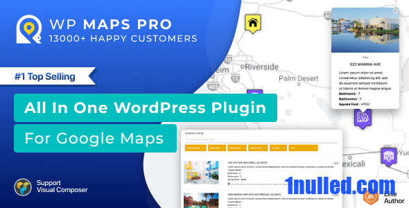 Advanced Google Maps Plugin for Wordpress v5.7.3 Free - 