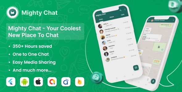 MightyChat v4.6.3 Nulled - Приложение чата с серверной частью Firebase + Agora.io