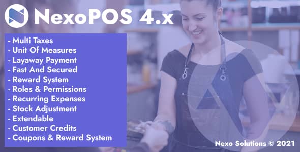 NexoPOS 5.1.0 Nulled - POS, менеджер по запасам CRM