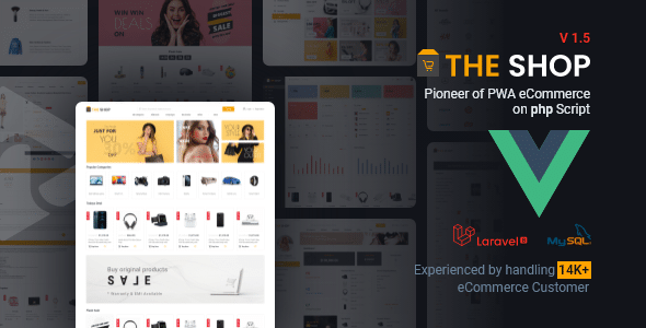 The Shop v3.4 Nulled - PWA-CMS для электронной коммерции