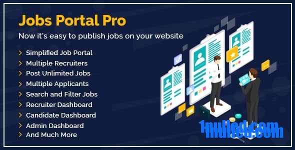 Jobs Portal Pro v2.6 Nulled - Плагин для WordPress