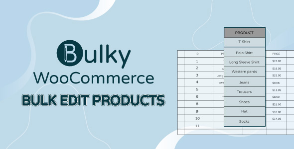 Bulky v1.2.9 Nulled - Массовое редактирование продуктов, заказов, купонов WooCommerce