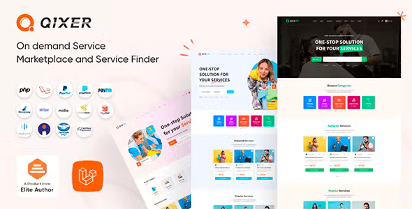 Qixer v2.2.0 Nulled - Торговая площадка услуг различных поставщиков по требованию и поиск услуг