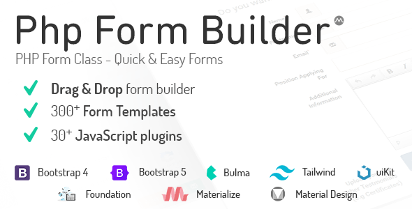 PHP Form Builder v5.3 Free - 