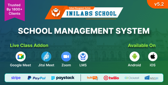 Inilabs School Express v5.8 Nulled - Система управления школой