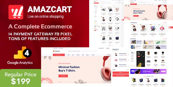 AmazCart v4.0 Nulled - CMS системы электронной коммерции Laravel